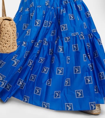 Maxikleid Amancay aus Baumwolle in Blau - Johanna Ortiz | Mytheresa