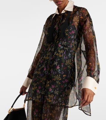 Hemd Marocco aus Organza in Schwarz - Max Mara | Mytheresa