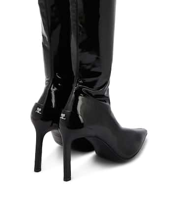 Over-the-knee vinyl boots | Courrèges