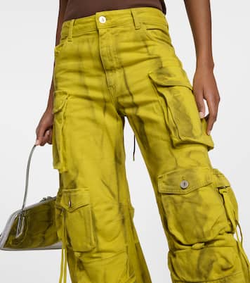 Cargohose Fern aus Denim in Gelb - The Attico | Mytheresa
