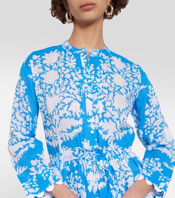 Minikleid aus Baumwolle in Multicolor - Juliet Dunn | Mytheresa 