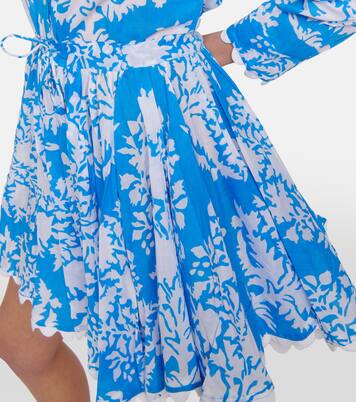 Minikleid aus Baumwolle in Multicolor - Juliet Dunn | Mytheresa 