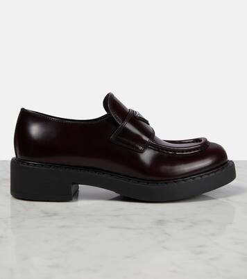 Loafers aus Leder in Braun - Prada | Mytheresa