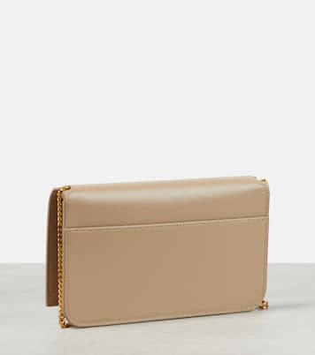Smartphone-Etui Cassandre aus Leder in Beige - Saint Laurent 