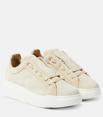 Sneakers Maxi aus Veloursleder in Braun - Max Mara | Mytheresa