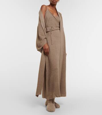 Cashmere wrap dress | Loro Piana