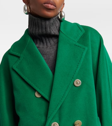 Mantel Madame aus Wolle und Kaschmir in Grün - Max Mara | Mytheresa