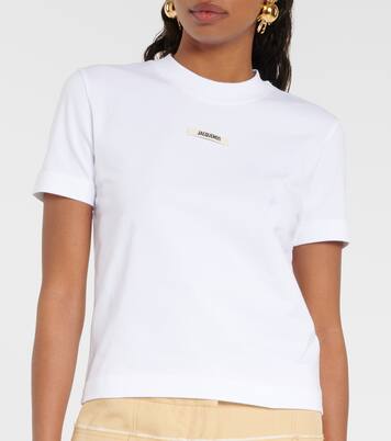 T-Shirt Le T-shirt Gros Grain in Weiß - Jacquemus | Mytheresa