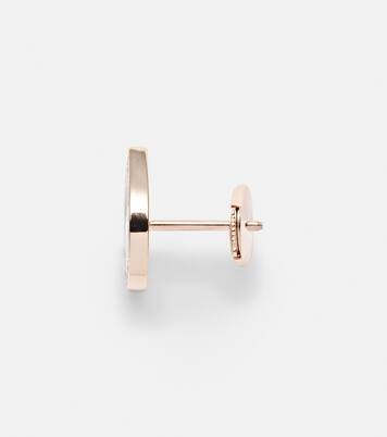 Antifer 18kt rose gold single earring with gemstones in gold 