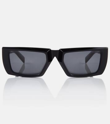 Eckige Sonnenbrille in Schwarz - Prada | Mytheresa