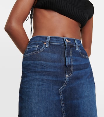 High-Rise-Jeansrock in Blau - AG Jeans | Mytheresa 