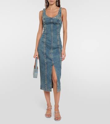 EBM-1161 LIMONE BLUE PRINT DRESS main image 1