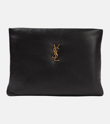 Pouch Calypso Large de piel | Saint Laurent