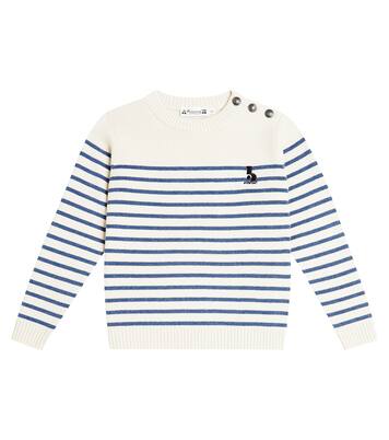 Crofton striped pullover sweater in coziest yarn online