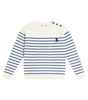 Crofton striped wool and cotton sweater | Bonpoint