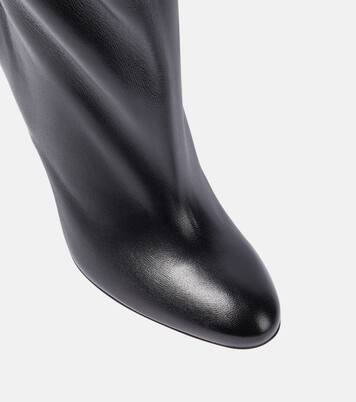 Overknee-Stiefel Cone aus Leder in Schwarz - Proenza Schouler  