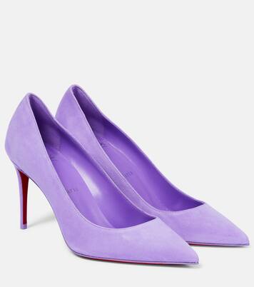 Kate 85 patent suede pumps | Christian Louboutin