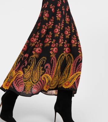 Midikleid in Schwarz - Etro | Mytheresa 