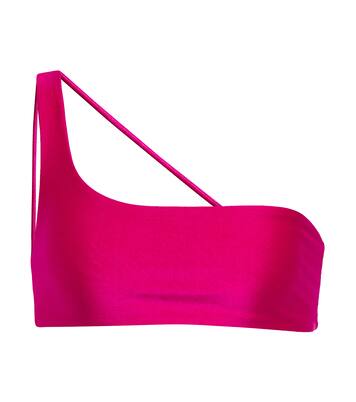 Women's One Shoulder Bikini Top - “Pink”
