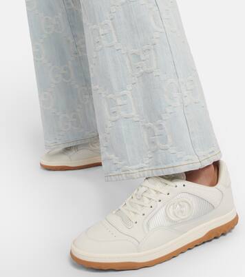 Sneakers MAC80 Interlocking G aus Leder in Weiß - Gucci | Mytheresa
