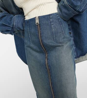 Jeansrock Ruly in Blau - Khaite | Mytheresa 