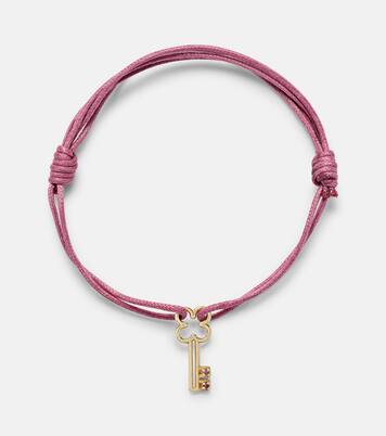 Armband Llavecita aus 9kt Gelbgold mit Saphiren in Multicolor  