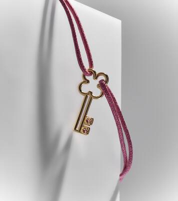 Armband Llavecita aus 9kt Gelbgold mit Saphiren in Multicolor 