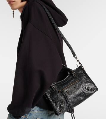 Schultertasche Le City Mini aus Leder in Schwarz - Balenciaga 