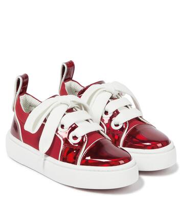 Baskets Toy Toy en cuir métallisé | Christian Louboutin Kids