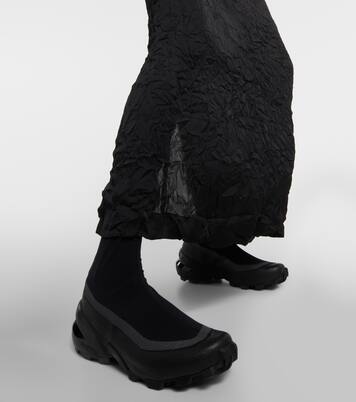 x Salomon over-the-knee boots in black - MM 6 Maison Margiela 