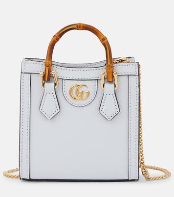 Tote Gucci Diana Mini aus Leder in Blau - Gucci | Mytheresa
