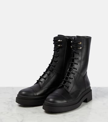 Nari leather mid-calf boots | Jimmy Choo