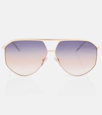 Aviator sunglasses in gold Isabel Marant Mytheresa