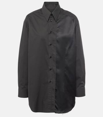 Cotton shirt in black - MM 6 Maison Margiela | Mytheresa