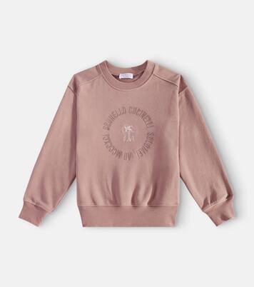 Pull Col Roulé Pour Fille En Cachemire Brunello Cucinelli - Doré (ORO), Neuve Avec étiquette