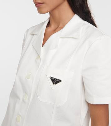 Hemd aus Baumwolle in Weiß - Prada | Mytheresa 