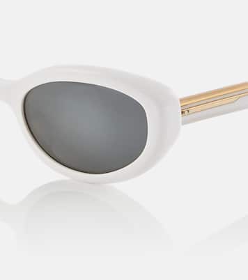 X Oliver Peoples Ovale Sonnenbrille 1969C in Weiß - Khaite | Mytheresa 