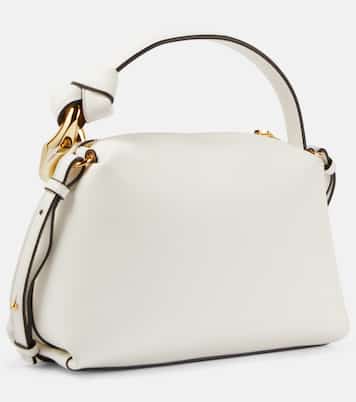 Tote JWA Corner Small aus Leder in Weiß - JW Anderson | Mytheresa