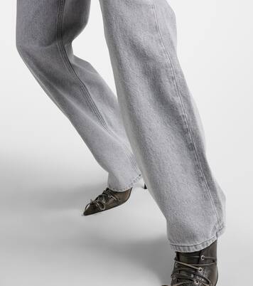 Paneled straight jeans in grey - Y Project | Mytheresa