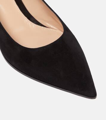 Pumps Piper 45 aus Veloursleder in Schwarz - Gianvito Rossi 