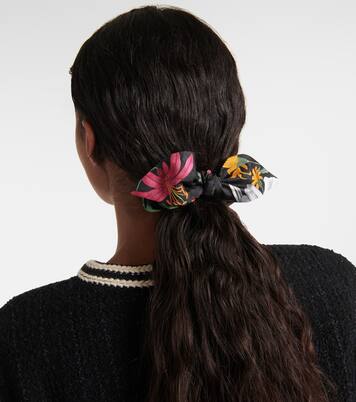 Set aus zwei Scrunchies aus Seide in Multicolor - Gucci | Mytheresa 