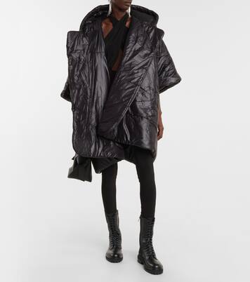 Wattierter Oversize-Mantel in Schwarz - Norma Kamali | Mytheresa