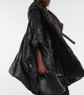 Wattierter Oversize-Mantel in Schwarz - Norma Kamali | Mytheresa