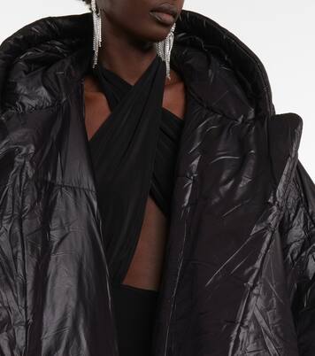 Wattierter Oversize-Mantel in Schwarz - Norma Kamali | Mytheresa 