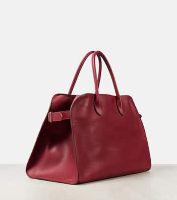 Tote Soft Margaux 15 aus Leder in Rot - The Row | Mytheresa