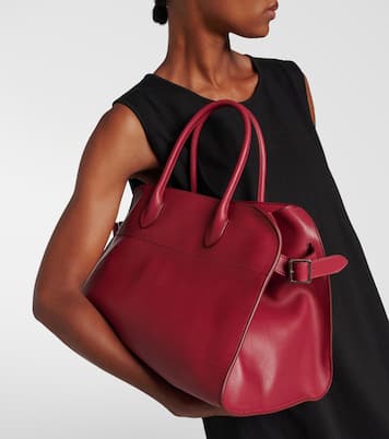 Tote Soft Margaux 15 aus Leder in Rot - The Row | Mytheresa
