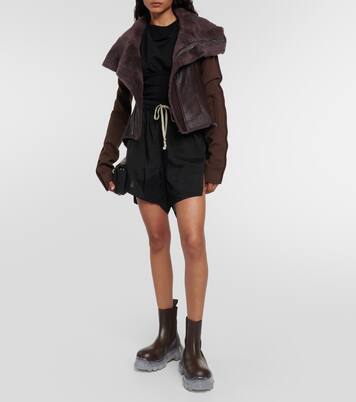 Ankle Boots aus Leder in Braun - Rick Owens | Mytheresa 