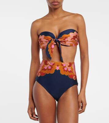 Bedrucktes Bikini-Oberteil Acadian in Multicolor - Zimmermann 