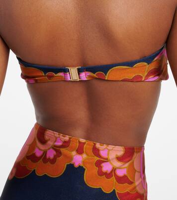 Bedrucktes Bikini-Oberteil Acadian in Multicolor - Zimmermann 
