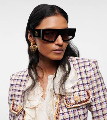Eckige Sonnenbrille Etroscreen in Schwarz - Etro | Mytheresa